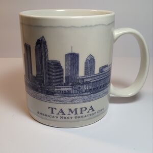 Starbucks TAMPA Architect Series Coffee Tea Mug 18oz BIG 2007